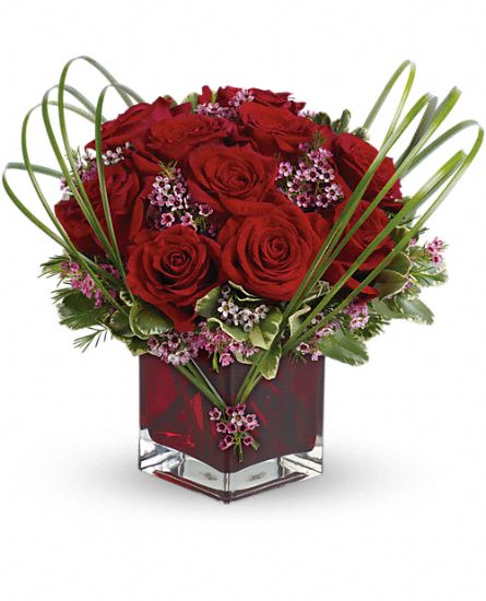 VA-Sweet Thoughts Bouquet with Red Roses